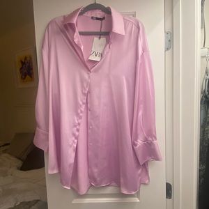 Zara Button Up Top